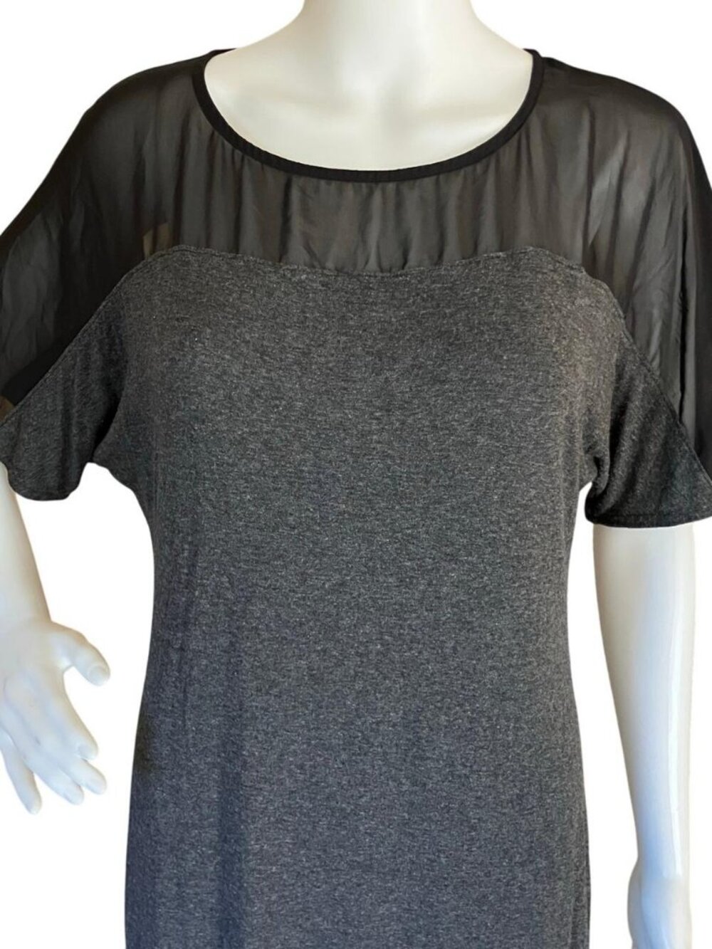 Sleeve Jersey T-Shirt Dress